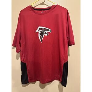 NFL Atlanta Falcons Men’s XL Cool Base Dry Fit Short Sleeve Shirt